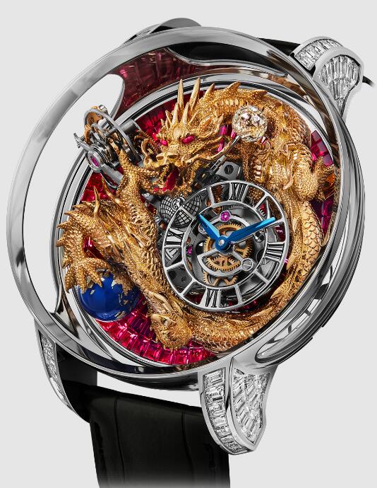 Jacob & Co ASTRONOMIA ART DRAGON RUBY BAGUETTE AT802.30.DR.UC.A Replica watch